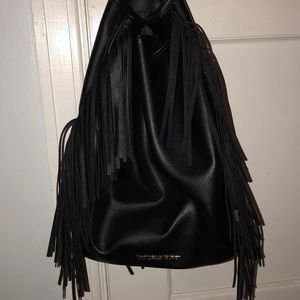 Victoria Secret leather backpack